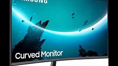Samsung T55 Curved monitor 1000R review/unboxing