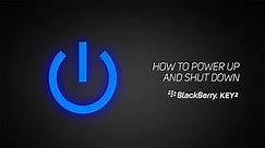 BlackBerry KEY2 - How To Power Up