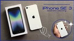 iPhone SE 3rd gen unboxing | star✩light-128gb