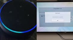 How to connect Alexa to tv using bluetooth | Amazon alexa echo dot connect to smart tv