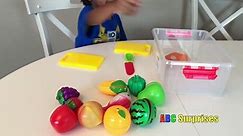 VELCRO FOOD TOY Learn Names of Fruits and Vegetables Cutting Food For Kids Ryan Best Learning Video – Видео Dailymotion