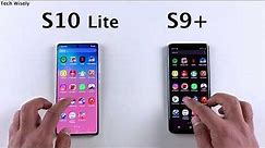 SAMSUNG S10 Lite vs S9+ SPEED TEST - in 2021