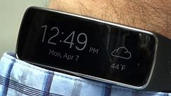 The Samsung Gear Fit combines smartwatch and fitness band, with mixed success