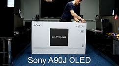 Sony A90J Bravia XR OLED Unboxing, Setup and 4K HDR Videos