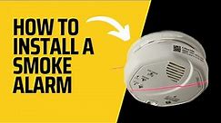 How To Properly Install A Smoke Alarm (First Alert + Z Wave)