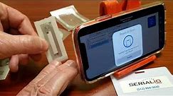 iPhone built-in RFID-NFC Read Distance Varies Based On Inlay/Tag Antenna Size