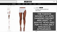 Fashion house sells extremely short miniskirt for $260