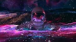 Astronaut In the ocean Live wallpaper