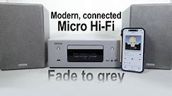 Modern, connected, Micro Hi Fi : Fade to grey - DENON CEOL-N11
