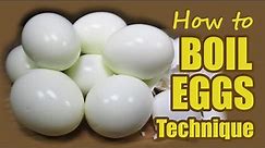 Hard Boiled Eggs - How to Boil Eggs - How to Hard Boil Eggs for Deviled Eggs Recipe - HomeyCircle