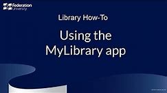 MyLibrary app overview
