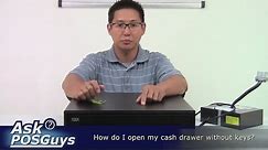 Ask POSGuys - How do I open a cash drawer with no keys?
