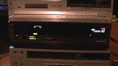1980's Sharp VCR and JVC color TV - part 1