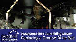 How to Replace a Husqvarna Zero-Turn Riding Mower Ground Drive Belt