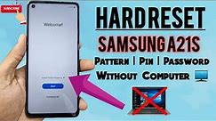 Samsung A21s hard reset / Samung All Mobile Hard Reset Without Computer 2023