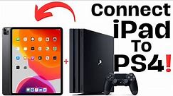 How to Connect iPad to PS4