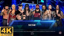 TEAM CENA VS TEAM ROMAN WWE SMACK DOWN TAG TEAM MATCH APR 2024 [ PC UHD 4K 60FPS ]