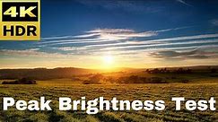 LG Oled 2021 4K HDR PEAK Brightness Test | Chasing The Light Via Samsung TV