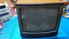 Magnavox RR1337 W101 TV Dead at VCF. Lets fix it!