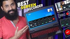 Best Screen Recording Software For PC & Laptop No Watermark | Best High Quality Screen Recorder