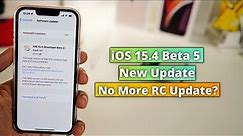 iOS 15.4 Beta 5 Released | What's New?