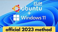 How to Install Ubuntu 22.04 in Windows 11 (Official Method)