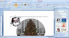 How to Insert clipart into Microsoft Word 2007
