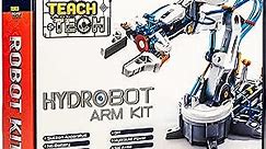 Teach Tech “Hydrobot Arm Kit”, Hydraulic Kit, STEM Building Toy for Kids 12+