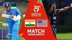 India v USA | Match Highlights | U19 CWC 2024
