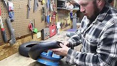 How To Fix A Wheelbarrow Flat Tire!