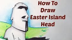 How To Draw An Easter Island Head