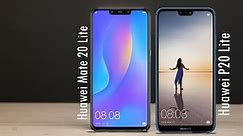 Huawei Mate 20 Lite vs Huawei P20 Lite - Quick Comparison 2018