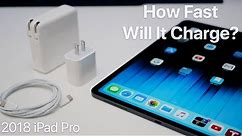 2018 iPad Pro Fast Charging - How fast is it?