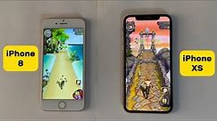 iPhone 8 vs iphone xs speed test - iPhone 8 pubg test - iPhone 8 gameplay