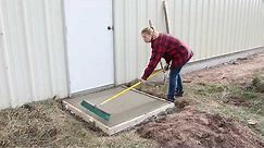 How to pour a 4' x 4' concrete slab with the GatorBar Rebar Kit