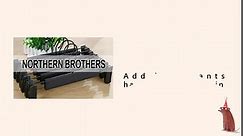 NORTHERN BROTHERS Pants Hangers, 50Pack Skirt Hangers with Clips Black Pant Hangers for Pants Bulk Shorts Hangers