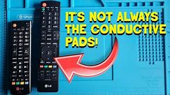 TV Remote Fix - not the conductive pads