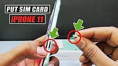 How to Put a Sim Card into a iPhone 11? | daily doubts
