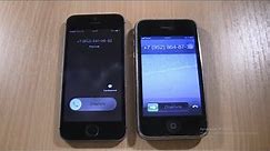 Iphone 5s vs Iphone 3Gs Double incoming Call