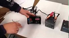 how to use Smart Intelligent 6V 12V Sealed Lead Battery Charger