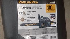 PoulanPro PR4218 18" Chainsaw Review