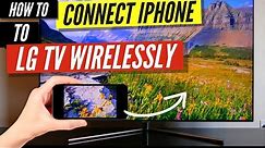 How To Connect iPhone to LG Smart TV (Wireless)
