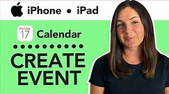 iPhone Calendar: How to Create or Schedule an Event or Meeting on your iPhone or iPad