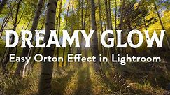 Create a Magic, Dreamy Glow (Orton Effect) in Lightroom. NO PHOTOSHOP REQUIRED.