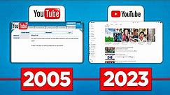 YouTube Evolution (2005 - 2023)