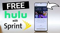 How To Claim Your FREE Hulu Membership with Sprint!