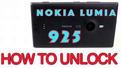 How to Unlock Nokia Lumia 925 for EVERY NETWORK (T-Mobile, AT&T, Vodafone, O2, ETC)