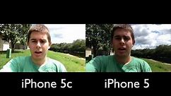 iPhone 5c vs. iPhone 5: NEW Front-Facing Camera Test (720p HD)