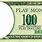 $100 Bill Play Money Printable