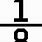 1 8 Fraction Symbol